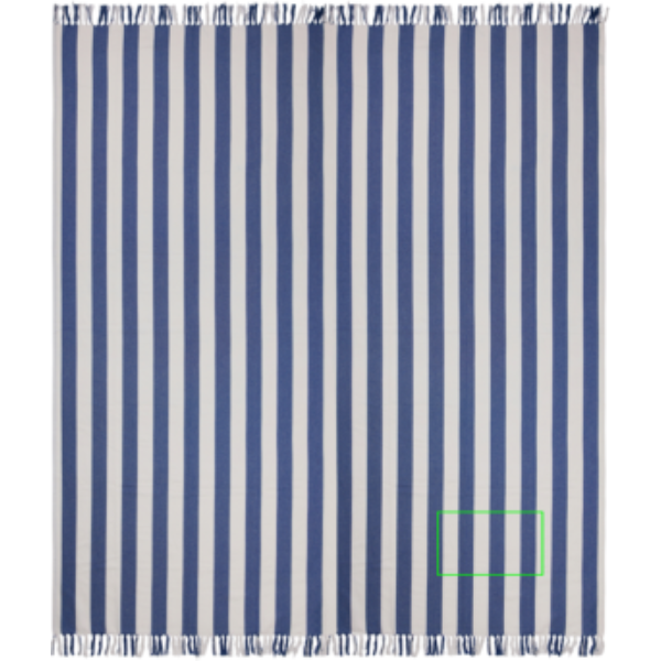 Standskizze: Druckverfahren Bestickung auf Position „Handtuch“ – VINGA Ornos GRS Hamam-Familientuch 180×180 cm — bestickbar & bedruckbar