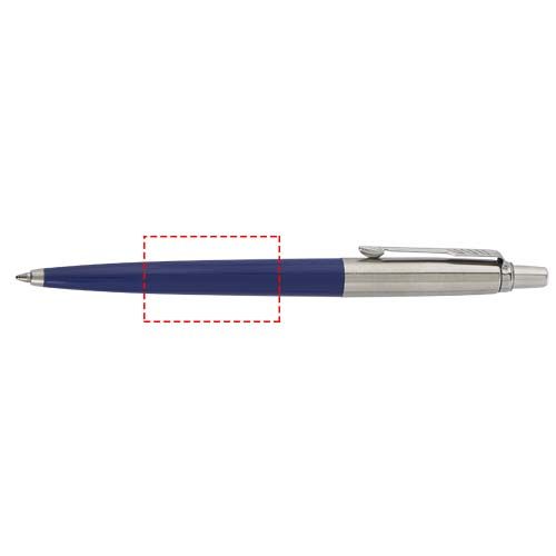 Standskizze: Druckverfahren Rundum-Siebdruck auf Position „Schaft“ – Parker Jotter Recycled Kugelschreiber (blaue Mine)