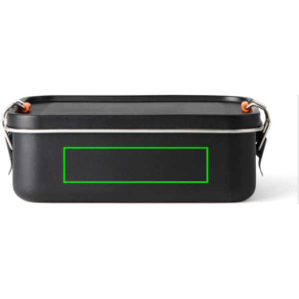 Standskizze: Druckverfahren Tampondruck auf Position „Artikel Rückseite“ – Nordic Drift Trail RCS Adventure Lunchbox 1200 ml mit Logo