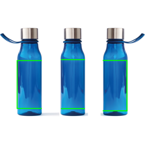 Standskizze: Druckverfahren 360°-Rundum-Digitaldruck auf Position „Artikel“ – VINGA Lean Tritan Wasserflasche 600 ml mit Logo bedruckbar