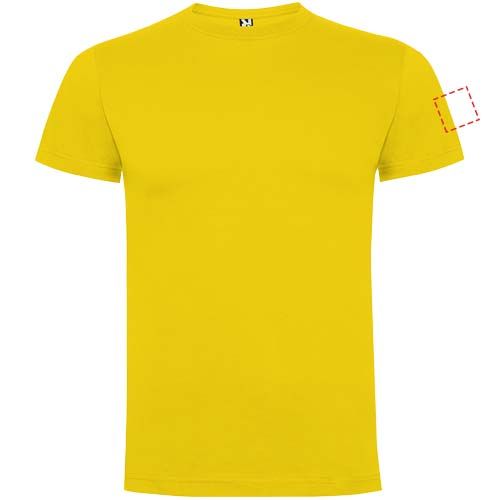 Standskizze: Druckverfahren Stick fix auf Position „linker Bizeps“ – Dogo 165 g/m² Premium T-Shirt für Herren
