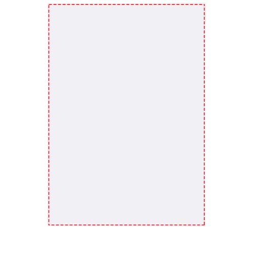 Standskizze: Druckverfahren Offsetdruck vollfarbig auf Position „Rückseite der Blätter (Hochformat, Rücken rechts) (max. 148 x 210 mm)“ – Novella Austen Colours A5 Softcover Notizbuch aus Recyclingmaterial – 100 Blatt