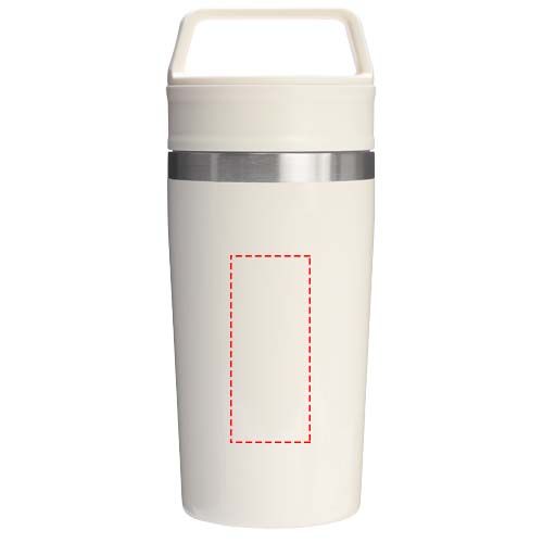 Standskizze: Druckverfahren Tampondruck auf Position „Rückseite“ – Stanley Café-To-Go 350 ml Thermobecher