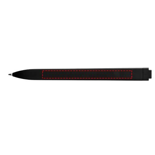 Standskizze: Druckverfahren Digitaldruck auf Position „Schaft“ – Moleskine Go Pen Kugelschreiber 1.0 (schwarze Mine)