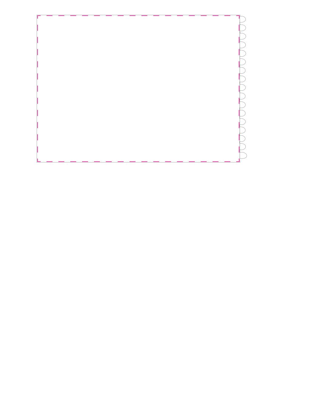 Standskizze: Druckposition „mittig (max. 102×141 mm)“ – Eiskratzer Rechteck – Kunststoff mit großer Werbefläche 147 × 103 mm