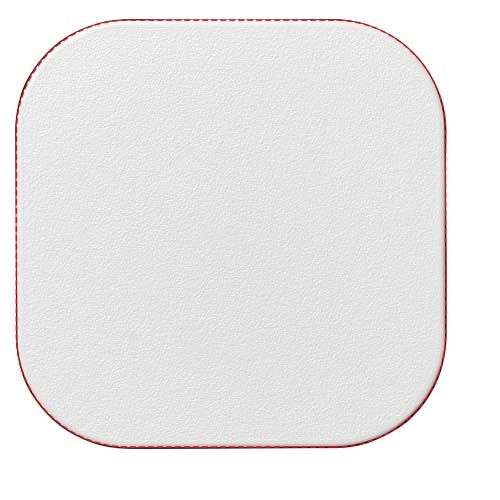 Standskizze: Druckverfahren Druck auf Mattpapier auf Position „Oberseite (max. 95 x 95 mm)“ – Brite-Mat® quadratischer Untersetzer