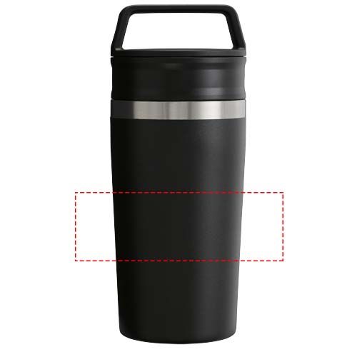 Standskizze: Druckverfahren 360 Lasergravur rundum auf Position „rundum“ – Stanley Café-To-Go 350 ml Thermobecher
