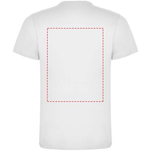 Standskizze: Druckverfahren Siebdruck auf Position „Rückseite großflächig“ – Dogo 165 g/m² Premium T-Shirt für Herren