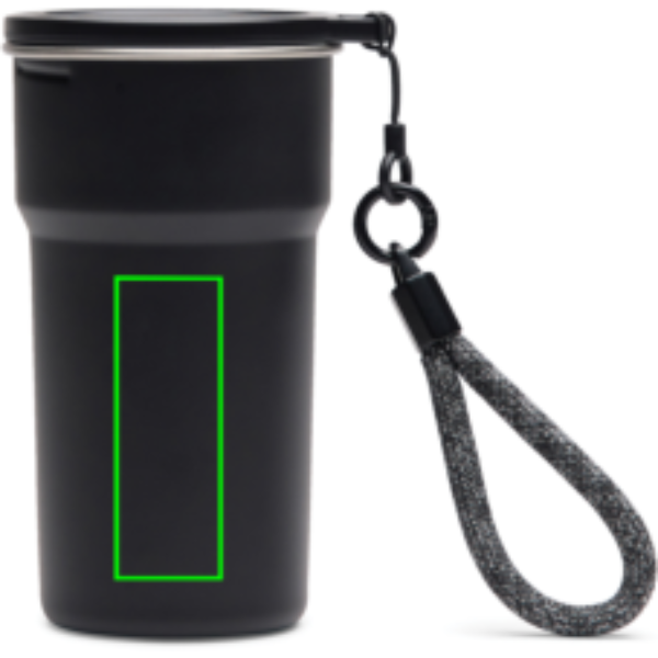 Standskizze: Druckverfahren Tampondruck auf Position „Artikel rechte Seite“ – VINGA Parks Becher-Set 4-teilig, 250 ml, RCS-Edelstahl recycelt