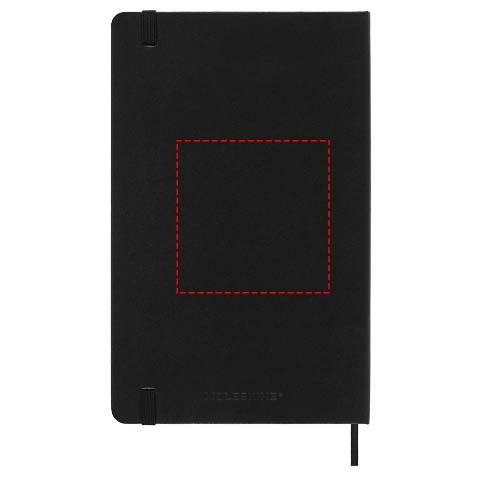 Standskizze: Druckverfahren Prägung auf Position „Rückseite“ – Moleskine Hardcover 12 Monate Wochenkalender L horizontal