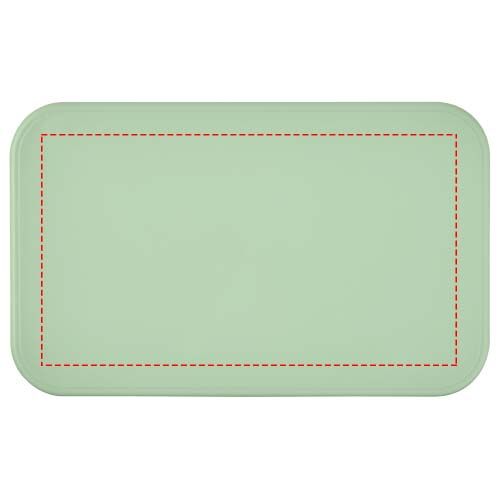 Standskizze: Druckverfahren Digitaldruck auf Position „Deckel (max. 158 x 88 mm)“ – MIYO Renew 700+700 ml Doppel-Lunchbox