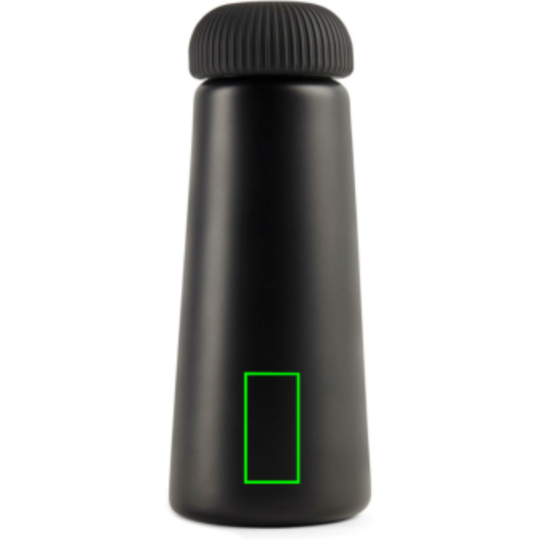Standskizze: Druckverfahren Tampondruck auf Position „Artikel Vorderseite unten (max. 20 x 40 mm)“ – VINGA Erie 450 ml Vakuumflasche aus RCS-recyceltem Edelstahl