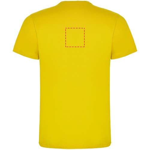 Standskizze: Druckverfahren Stick fix auf Position „Rückseite großflächig“ – Dogo 165 g/m² Premium T-Shirt für Herren
