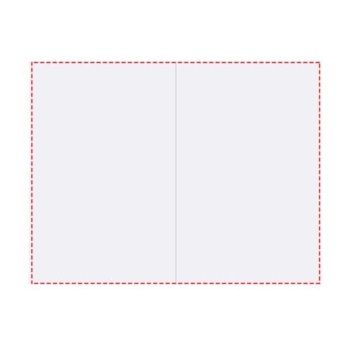 Standskizze: Druckverfahren Digitaldruck auf Papier auf Position „Vorsatzpapier (max. 268 x 206 mm)“ – Novella Brontë A5 recyceltes Hardcover Notizbuch – 100 Blatt