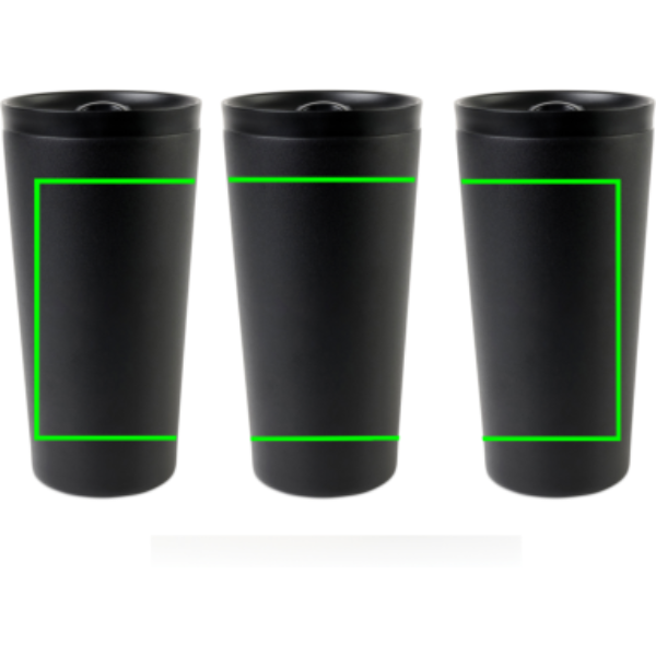 Standskizze: Druckverfahren 360°-Rundum-Digitaldruck auf Position „Artikel (max. 250 x 115 mm)“ – Aviana Rowan Thermobecher 500ml aus recyceltem Edelstahl