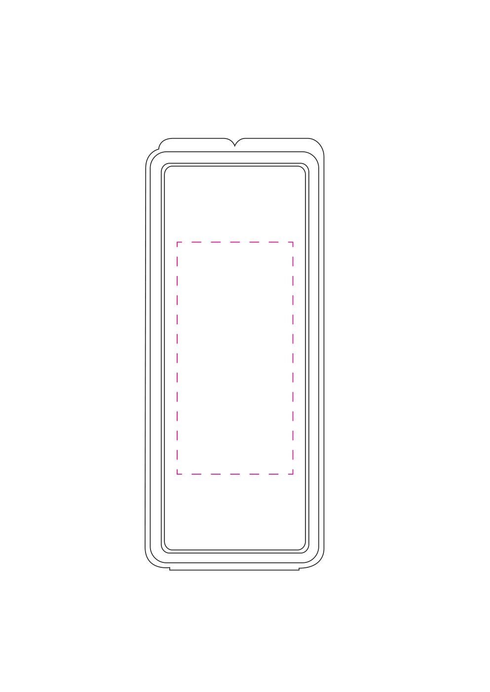 Standskizze: Druckposition „auf Deckel (max. 100×50 mm)“ – Sandwichbox ToGo 125 × 125 × 76 mm – wiederverwendbar mit Lasergravur