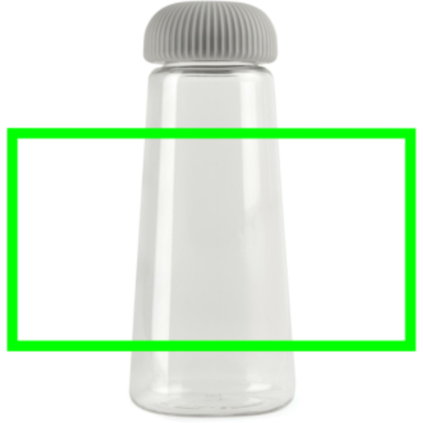 Standskizze: Druckverfahren 360°-Rundum-Digitaldruck auf Position „Artikel“ – VINGA Erie Trinkflasche 575 ml aus recyceltem PET (RCS)