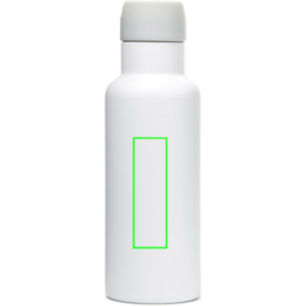 Standskizze: Druckverfahren Tampondruck auf Position „Artikel Vorderseite“ – VINGA Balti Thermosflasche 500 ml — doppelwandig, vakuumisoliert, mit Logo veredelbar