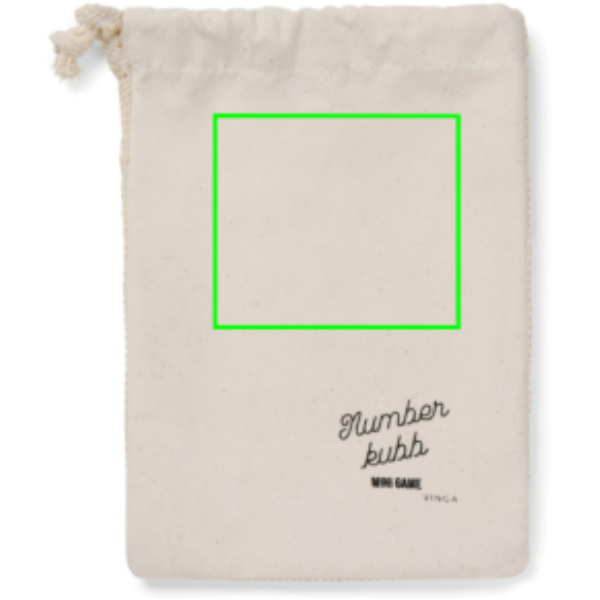 Standskizze: Druckverfahren Digital Transfer auf Position „Hülle (max. 80 x 70 mm)“ – VINGA Muge Mini Zahlenspiel aus FSC-Holz mit Logo bedruckbar