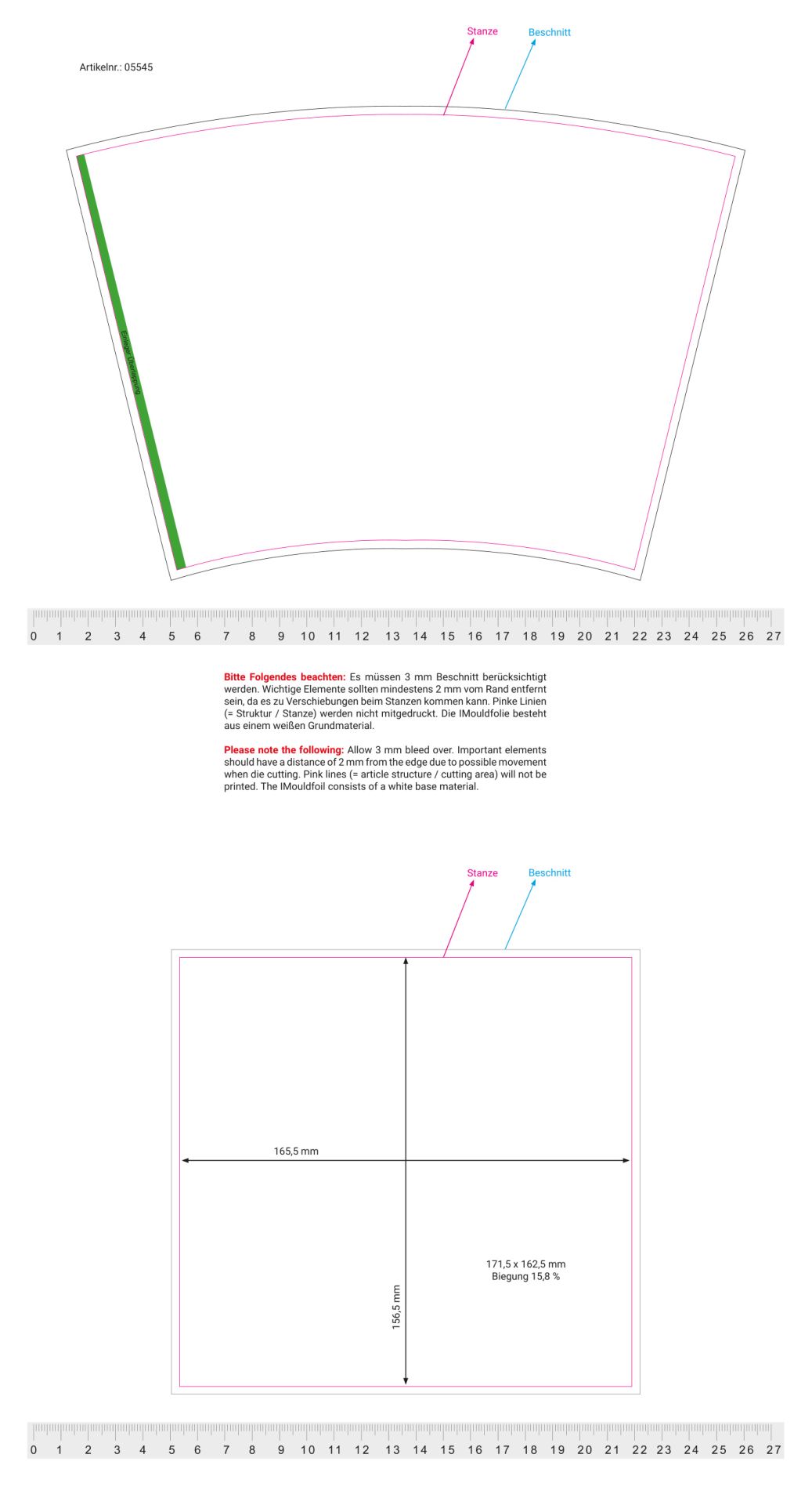 Standskizze: Druckposition „rundum (max. 248×173 mm)“ – Isolierbecher Coffee To Go 0,35 l – doppelwandig, Made in Germany