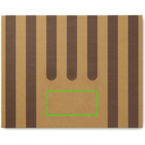 Standskizze: Druckverfahren Tampondruck auf Position „Box (max. 80 x 40 mm)“ – VINGA Nordic Big Ausstechformen-Set 5-teilig aus Edelstahl mit FSC-Geschenkbox