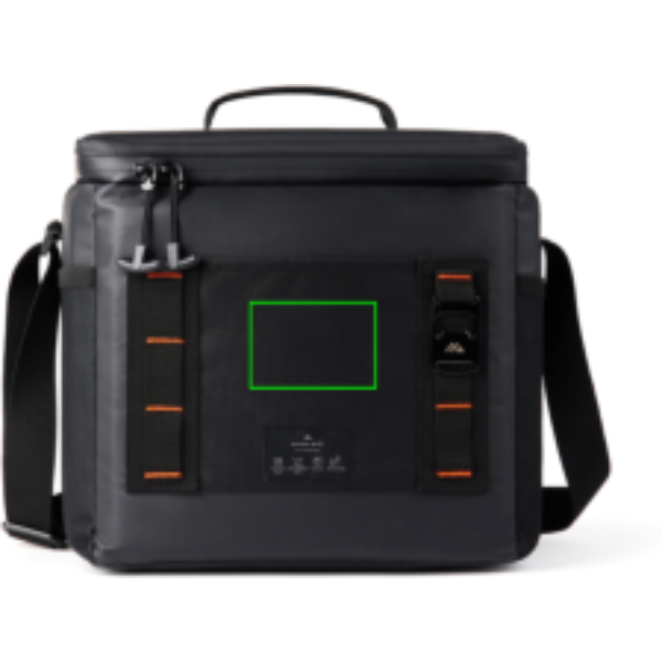 Standskizze: Druckverfahren Siebdruck Transfer auf Position „Tasche (max. 90 x 60 mm)“ – Nordic Drift Storm Kühltasche 10 L · RCS-Polyester · bedruckbar