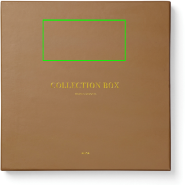 Standskizze: Druckverfahren Tampondruck auf Position „Box“ – VINGA Coffee-Table Spielesammlung 3-in-1 (Yacht, Ludo, Drei-in-Reihe) — bedruckbar