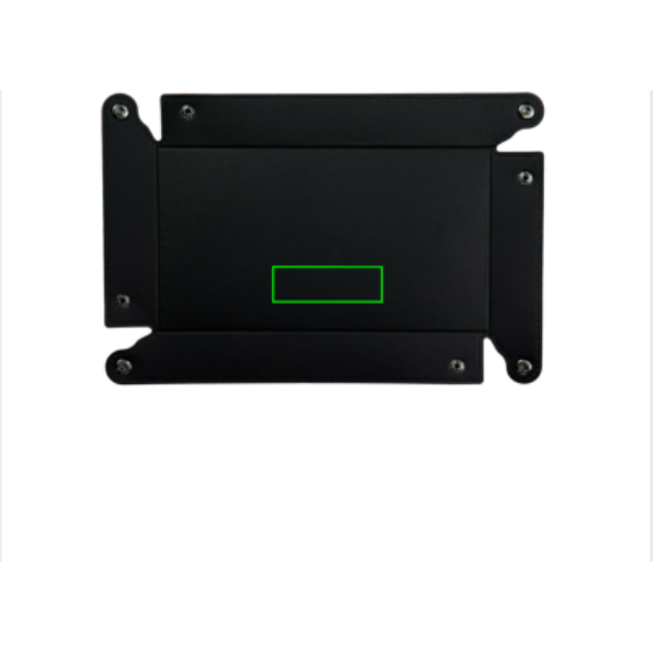 Standskizze: Druckverfahren Heißprägung auf Position „Artikel oben (max. 60 x 20 mm)“ – VINGA Timo Schreibtisch-Ablage, faltbar aus RCS-recyceltem rPET, bedruckbar
