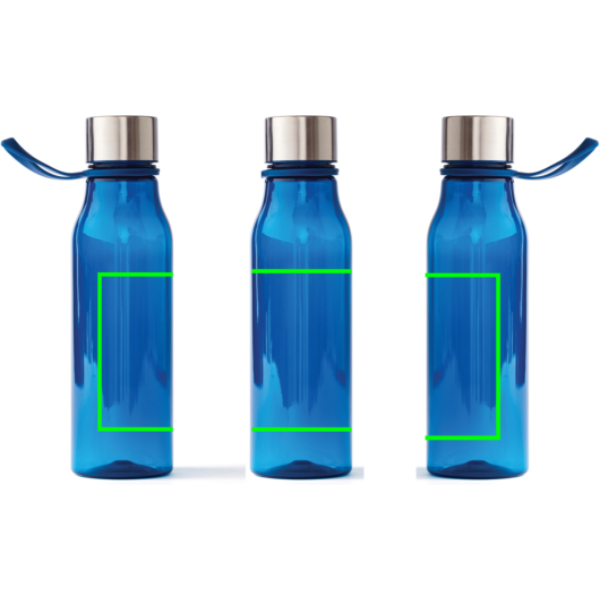Standskizze: Druckverfahren Siebdruck-gerundet auf Position „Artikel“ – VINGA Lean Tritan Wasserflasche 600 ml mit Logo bedruckbar